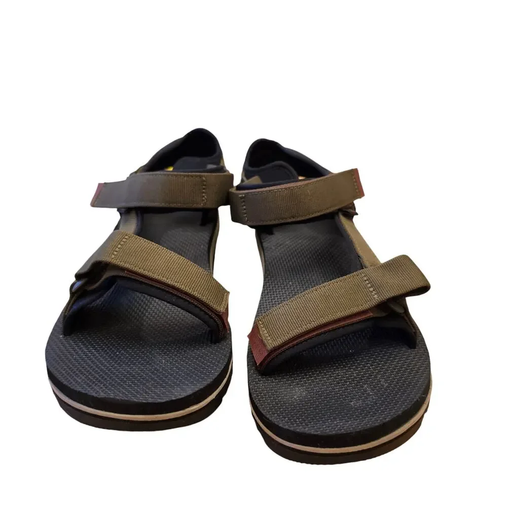 Teva Universal Trail Strappy Sandals Men's Size 12 Dark Olive Ourdoor Hiking